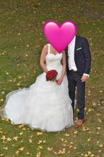 trouwjurk, Kleding | Dames, Trouwkleding en Trouwaccessoires, Ophalen, Zo goed als nieuw, Wit, Trouwjurk