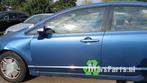 Portier 4Deurs links-voor van een Honda Civic, Honda, Gebruikt, -, Deur