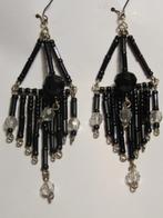 o. Schitterende zwarte OORBELLEN (hangers) (2), Sieraden, Tassen en Uiterlijk, Oorbellen, Overige materialen, Hangers, Verzenden