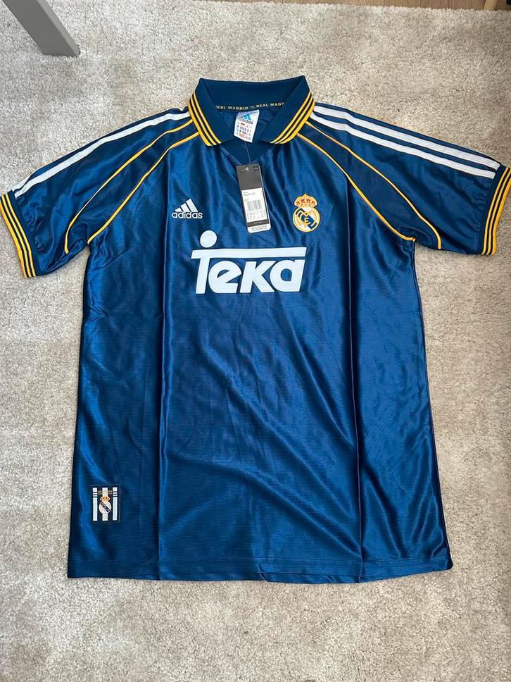 Real Madrid Adidas Uitshirt 1999/2000 - Nieuw!, Kleding | Dames, Sportkleding, Nieuw, Overige typen, Blauw, Ophalen of Verzenden