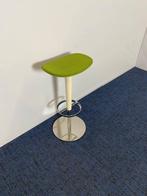 5 x Arper Babar kruk, hoogte verstelbaar, groen/wit/chroom, Ophalen, In hoogte verstelbaar, 60 tot 90 cm, Gebruikt