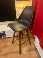 Alma design barkruk mario mazzer walnoot, 1 kruk, Ophalen, Zo goed als nieuw, 60 tot 90 cm