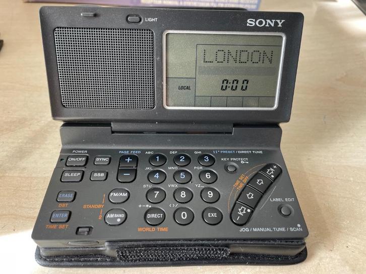 Sony ICF-SW100E wereldontvanger. Compleet in doos., Audio, Tv en Foto, Radio's, Zo goed als nieuw, Wereldontvanger, Ophalen of Verzenden