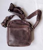 Schoudertas leer  heren, Sieraden, Tassen en Uiterlijk, Tassen | Schoudertassen, Ophalen of Verzenden, Leer