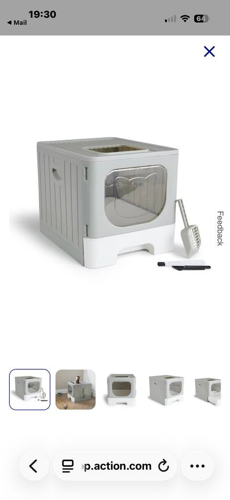 Kattenbak nieuw in doos, Ophalen of Verzenden, Nieuw