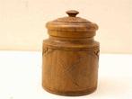 Houten sigaren pot 37978