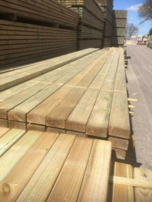 Geïmpregneerde cls/sls vanaf €2,50 per m1 in diverse lengte!, Tuin en Terras, Palen, Balken en Planken, Nieuw, Overige typen, 250 cm of meer