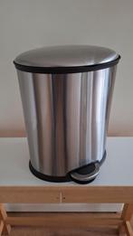 EKO pedaalemmer 5 liter, Ophalen, 40 liter of meer, Zo goed als nieuw, Rvs