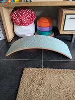 Wobble board, licht blauw vilt, Ophalen, Gebruikt
