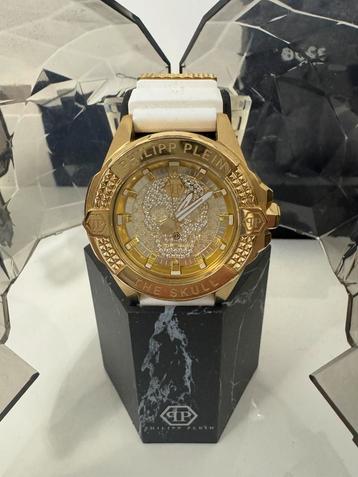Philipp Plein SKULL en Zilveren Boss Horloge met Doos beschikbaar voor biedingen