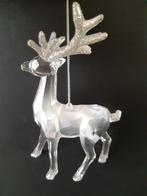 Hert transparant glitter 1 kerstornamenten Kurt S. Adler, Diversen, Kerst, Verzenden, Nieuw