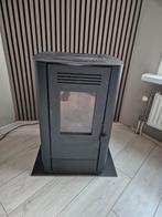 Pelletkachel JuliamnextBlack 7,5 kW met schoorsteen aansluit, Ophalen, Overige brandstoffen, Pelletkachel