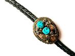 Prachtige NAVAJO Sterling Zilver Turquoise Turkoois ketting, Sieraden, Tassen en Uiterlijk, Antieke sieraden, Ophalen, Zilver