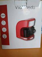 Koffiezetapparaat rood met 2 zwarte kopjes, Ophalen of Verzenden, Zo goed als nieuw, Minder dan 1200 watt, Stofzuiger