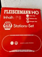 Fleischmann H0 6090 Stations-Set, Hobby en Vrije tijd, Modeltreinen | H0, Ophalen of Verzenden, Gebruikt, Rails, Fleischmann