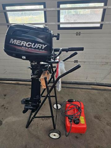 Mercury 5 PK four-stroke langstaart met boekje compleet beschikbaar voor biedingen