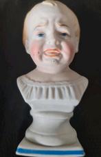 buste huilende (bisque) baby, Antiek en Kunst, Antiek | Porselein, Ophalen of Verzenden