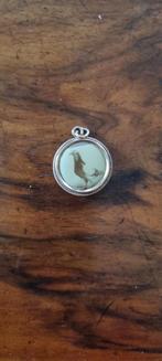 Prachtig antiek medaillon in double  uitvoering mooien gaaf, Ophalen of Verzenden, Zo goed als nieuw, Zilver, Overige materialen