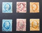 NEDERLAND NVPH 1-6 (gestempeld), Postzegels en Munten, Postzegels | Nederland, Verzenden