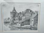 Enkhuizen dromedaris ets Henk Siepel, Antiek en Kunst, Kunst | Etsen en Gravures, Ophalen of Verzenden