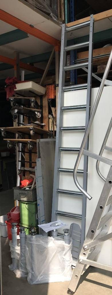 Aan- en afvoerrollenbaan, lengte 3020 en 2020 mm zaagmachine, Doe-het-zelf en Verbouw, Gereedschap | Zaagmachines, Gebruikt, Overige typen