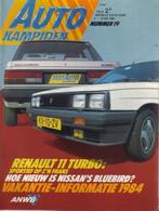Autokampioen 19 1984 : Renault 11 Turbo - Nissan Bluebird, Gelezen, Algemeen, Ophalen of Verzenden, Autokampioen