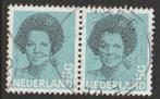 Nederland 1981 1249 Beatrix 5G-paar, Gest, Postzegels en Munten, Ophalen of Verzenden, Na 1940, Gestempeld