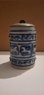 Steengoed bierpul 17e eeuws, Ophalen of Verzenden