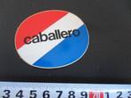 sticker tabak caballero rood/wit/blauw *, Ophalen, Zo goed als nieuw, Bedrijf of Vereniging