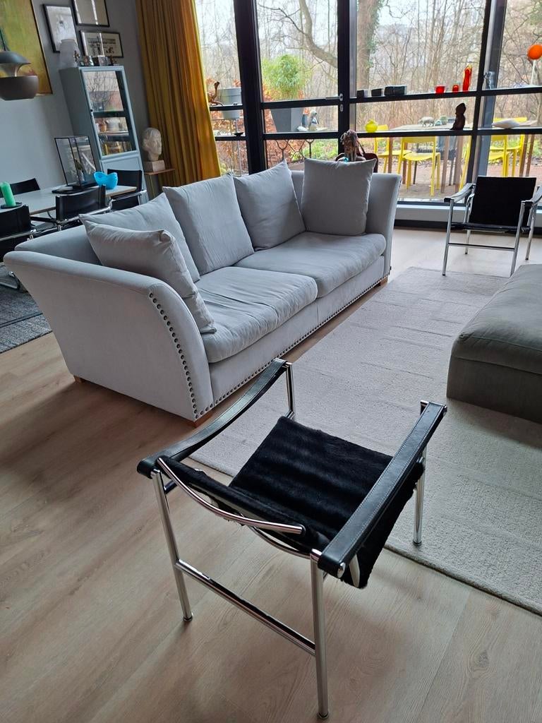 Bank Burhens, Huis en Inrichting, Ophalen of Verzenden, Gebruikt, 75 tot 100 cm, Vierpersoons of meer