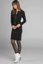 Prachtige zwarte winterjurk Claudia Sträter 38 nieuw, Maat 38/40 (M), Zwart, Nieuw, Ophalen of Verzenden