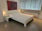 Compleet bed, Auping Auronde, rolkastjes, site-tables, Huis en Inrichting, Ophalen, Wit, Tweepersoons, 200 cm