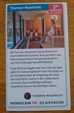 Kortingsbon  sauna Thermen Maastricht, Tickets en Kaartjes, Kortingen en Cadeaubonnen, Drie personen of meer, Kortingsbon, Spa of Sauna