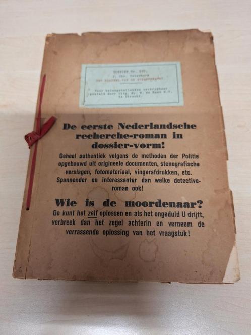 Dossier no. 640 J. Chr. Tetenburg Raadsel v.d. sterrenwacht, Boeken, Overige Boeken, Gelezen, Ophalen of Verzenden