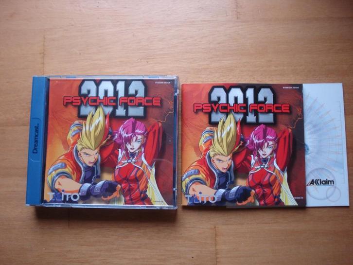 Psychic force 2012 sega dreamcast, Spelcomputers en Games, Games | Sega, Zo goed als nieuw, Mega Drive, Racen en Vliegen, 1 speler
