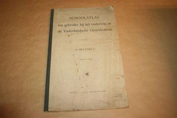 Schoolatlas - H. Hettema Jr. - 8e druk ca. 1925 beschikbaar voor biedingen