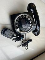 Zwarte ouderwetse Telefoon! Met gebruiksaanwijzing, Telecommunicatie, Vaste telefoons | Niet Draadloos, Ophalen of Verzenden, Zo goed als nieuw