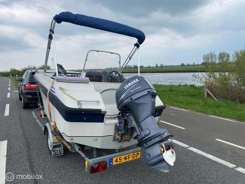 Flipper/consoleboot /30pk Yamaha 4takt van 2006/KalfTrailer, Watersport en Boten, Vis- en Consoleboten, Gebruikt, 3 tot 6 meter