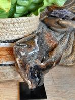 Sparkly Rots Agaat op standaard., Ophalen of Verzenden