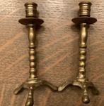 Koperen mini kandelaars, Ophalen of Verzenden, Koper of Brons