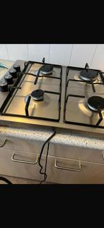 Gasfornuis, Zo goed als nieuw, Gas, Vrijstaand, 4 kookzones