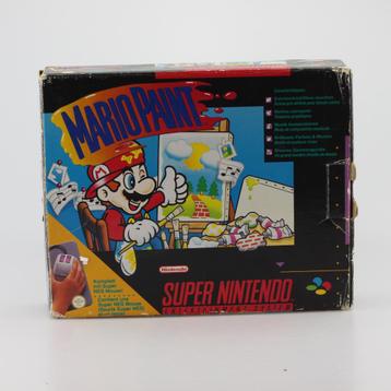 Super Nintendo Game : Mario Paint in doos PAL beschikbaar voor biedingen