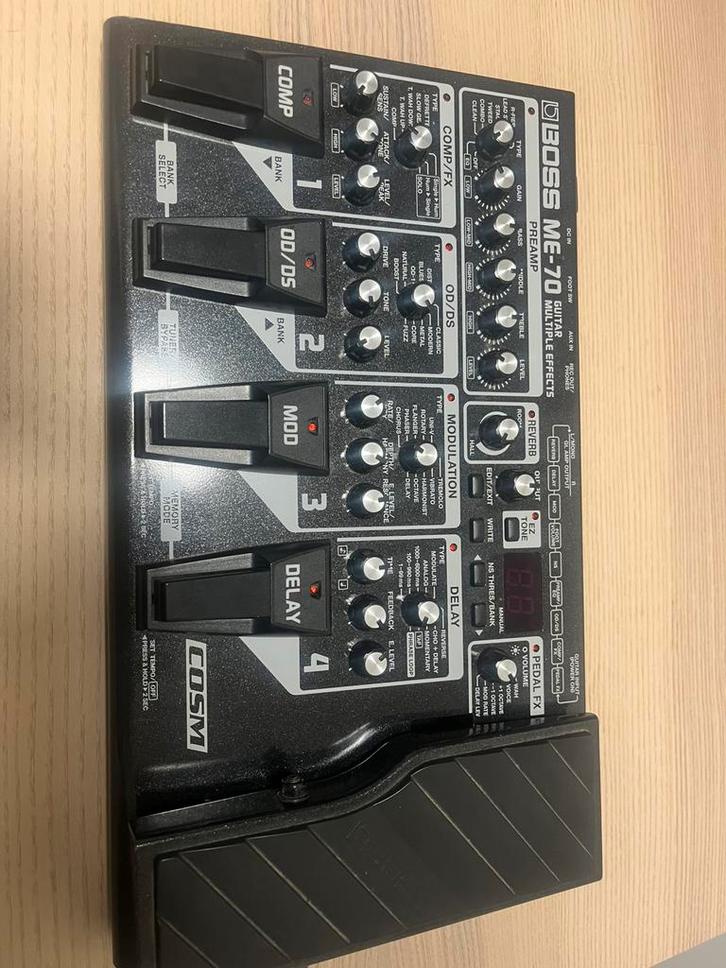 Boss ME-70 Gitaar Multi-Effects, Muziek en Instrumenten, Mengpanelen, Zo goed als nieuw, Ophalen of Verzenden
