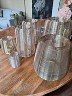 Light en living kaarsen houders goud 6 stuks, Huis en Inrichting, Woonaccessoires | Kandelaars en Kaarsen, Overige kleuren, 25 tot 50 cm