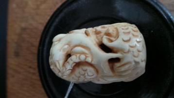 Antieke japanse netsuke  netsuke beschikbaar voor biedingen