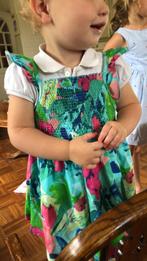 Nieuwe gesmockte overgooier - Maat 86, Kinderen en Baby's, Babykleding | Maat 86, Ophalen of Verzenden, Nieuw, Meisje, Jurkje of Rokje