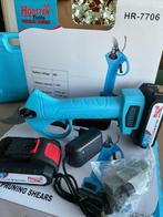 48 v snoeischaar met 2 accu,s slijpsteen en olie, Ophalen of Verzenden, Nieuw, 20 t/m 29 mm