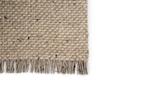 Vloerkleed / Karpet Brinker Burano Light Grey 200x300cm, Handegeweven, Ophalen of Verzenden, 200 cm of meer, Grijs