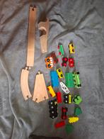 Beeboo Houten Treinbaan met Veel Onderdelen, Kinderen en Baby's, Ophalen of Verzenden, Gebruikt, Jongen of Meisje