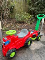 Loopauto tractor met aanhanger en grasmaaier, Kinderen en Baby's, Speelgoed | Buiten | Voertuigen en Loopfietsen, Ophalen, Zo goed als nieuw